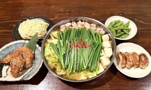 博多もつ鍋でんの2500円コース